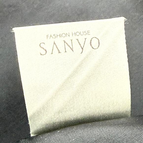 80's Japanese MICHI MOON for SANYO wool blend purple cropped blazer - Picture 12 of 16